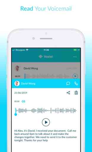 Voxist: Visual Voicemail 3
