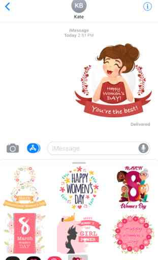 Woman's Day Modern Stickers 1