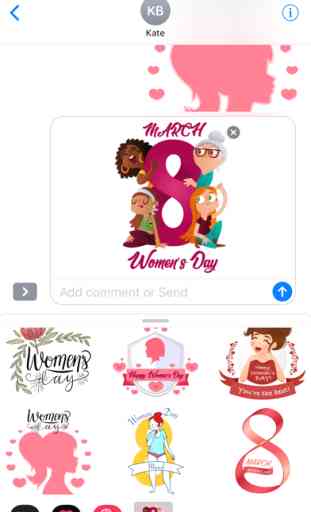 Woman's Day Modern Stickers 3