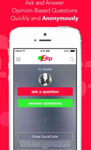 Zip - The Question Answer App 1