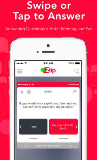 Zip - The Question Answer App 4