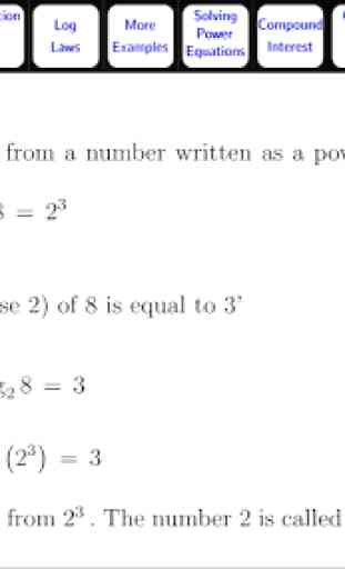 Algebra Tutorial 12: Logarithms I 2