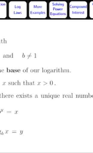 Algebra Tutorial 12: Logarithms I 4