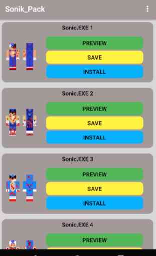 BEST SONIC'S BOOM.EXE Skins for MCPE 1