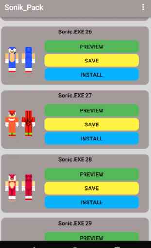 BEST SONIC'S BOOM.EXE Skins for MCPE 3