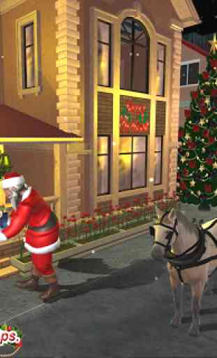 Christmas Flying Santa Gift Delivery 1