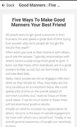 Good Etiquette And Manners 2