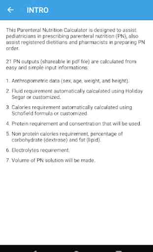 Kariadi Parenteral Nutrition Calculator 3
