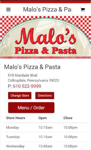 Malo's Pizza & Pasta 1