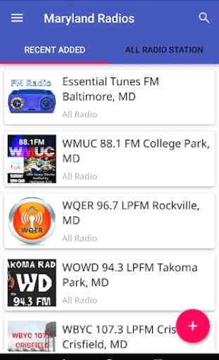 Maryland All Radio Stations 1