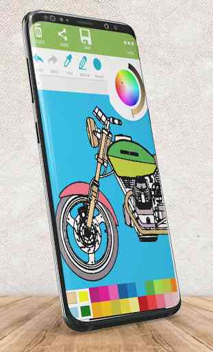 Motorcycle Coloring - Coloring app 2