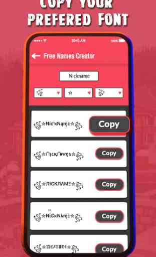 Name Creator For Free Fire - Nickname Generator 4
