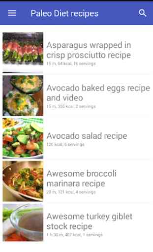 Paleo Diet recipes for free app offline. Diet meal 1