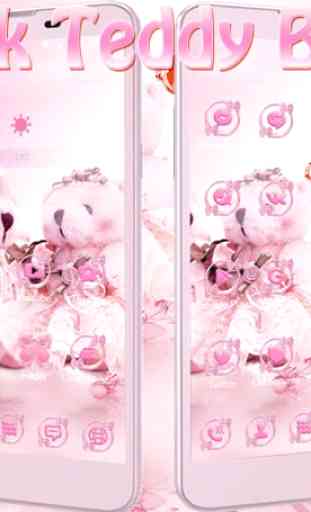 Pink teddy bear Theme 3