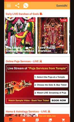 Sannidhi: LIVE Darshan, Online Puja & Horoscope 1