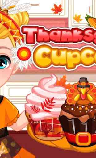 Thanksgiving Cupcakes-free cooking games 1