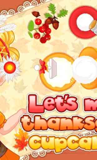 Thanksgiving Cupcakes-free cooking games 2