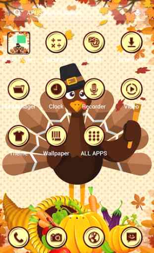 Thanksgiving Days APUS Launcher theme 2