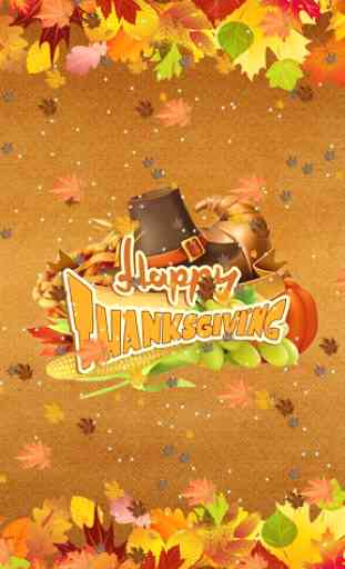 Thanksgiving Live Wallpaper - Autumn Theme 2