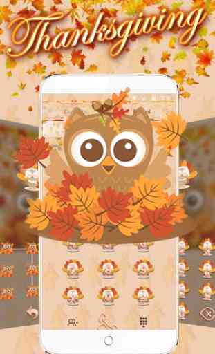 Thanksgiving Owl Theme 2