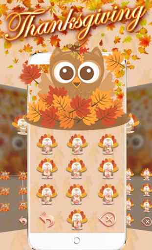 Thanksgiving Owl Theme 3
