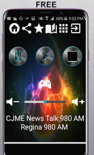CJME News Talk 980 AM Regina 980 AM CA App Radio F 1
