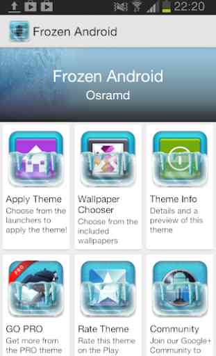 ADW / NOVA - Frozen Android 2