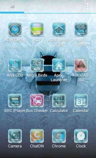 ADW / NOVA - Frozen Android 3