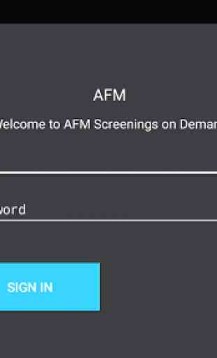 AFM Screenings on Demand 1