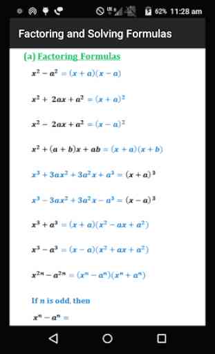 Algebra Quick Reference Pro 2