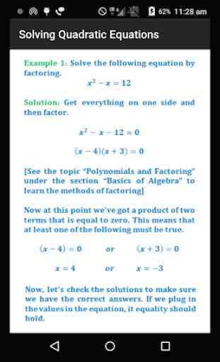 Algebra Quick Reference Pro 3
