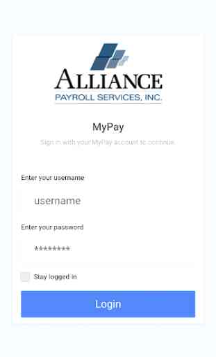 Alliance Payroll MyPay 1