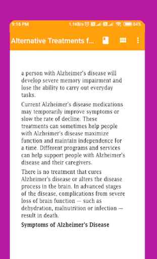 Alternative Treatments for Alzheimer's Disease 4