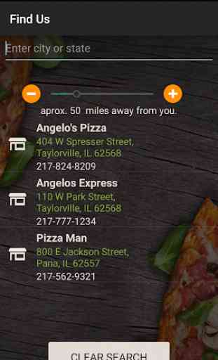 Angelo’s Pizza App 3