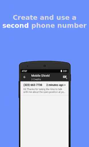 Anonymous & Secure Texting - Mobile Shield 2