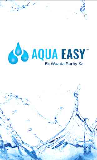 Aqua Easy - RO Purifiers & Service, Repair App 1