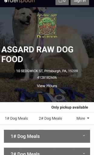 Asgard Raw Dog Food 2