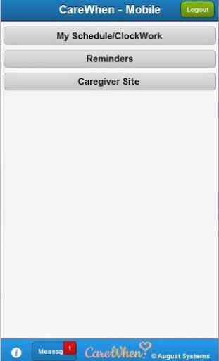 August Systems Mobile for Caregivers 1