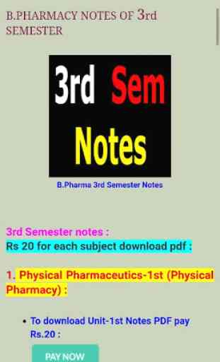 B Pharma Pharmacy Notes 2