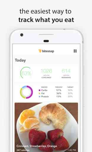 Bitesnap: Photo Food Tracker and Calorie Counter 1