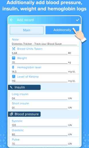 Blood Sugar Diary - Health Tracker 4