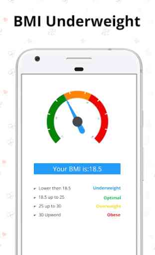 BMI calculator - Find BMI by best bmi checker app 3