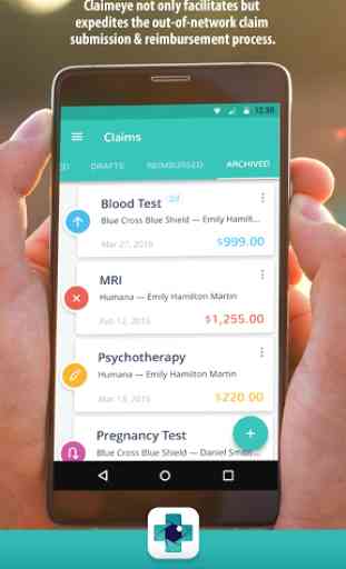 Claimeye - Medical Claims Reimbursement App 1