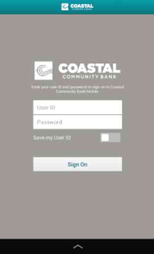 Coastal Community Bank Tablet 2