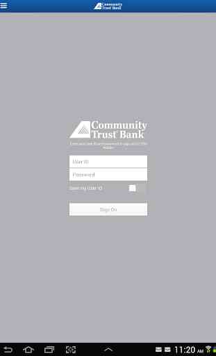 Community Trust Bank Tablet 2