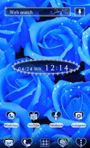Cool Wallpaper Blue Roses 1