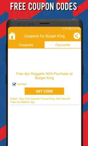 Coupons for Burger King 3
