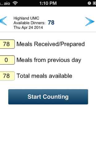 CTS Meal Tracker 2