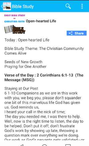 Daily Bible Study on Christian Faith & Living 2