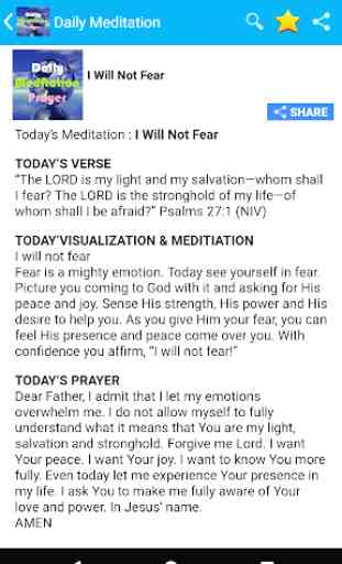 Daily Meditation and Prayer 3